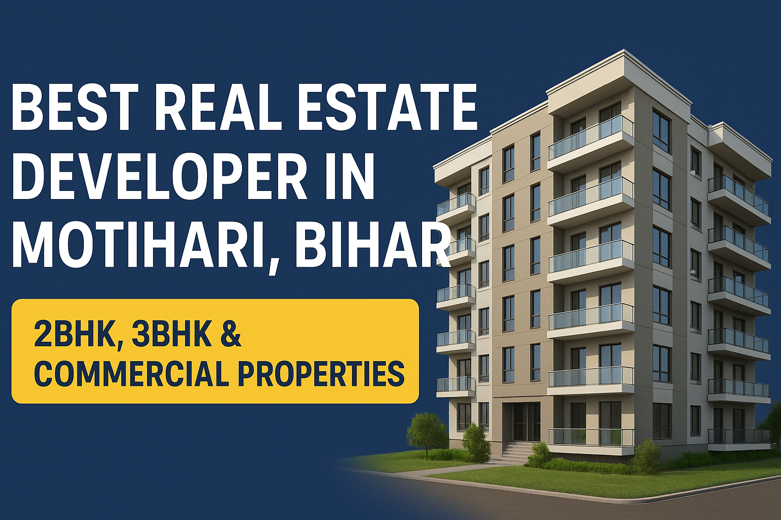 Best Real Estate Developer in Motihari, Bihar – 2BHK, 3BHK & Commercial Properties
